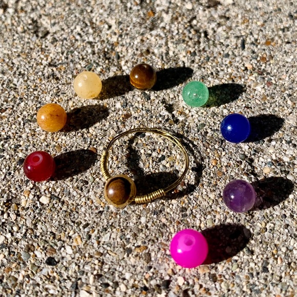 ✨HANDMADE GEMSTONE RINGS✨ - Picture 2 of 6